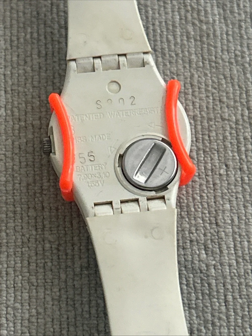 Vintage 1988 swatch Nab light women’s Lw-118 with guard